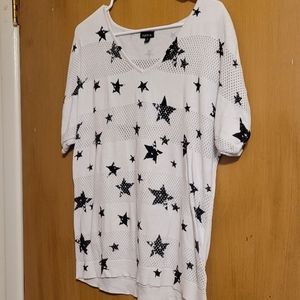 Torrid Mesh Star Top